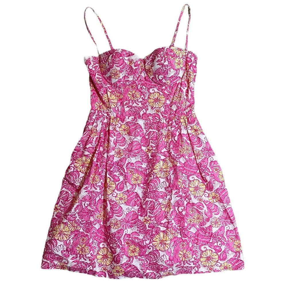 Lilly Pulitzer Chum Bucket Georgie Dress Pink Size 0